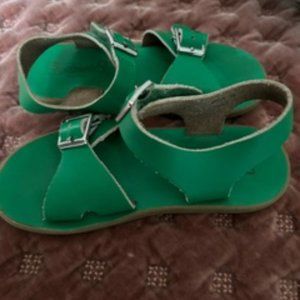 Footmates Green Sandals Size 11 Kids